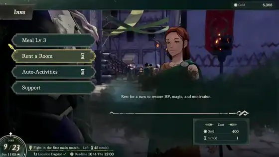 Fire Emblem: Fortune's Weave support conversation between close allies